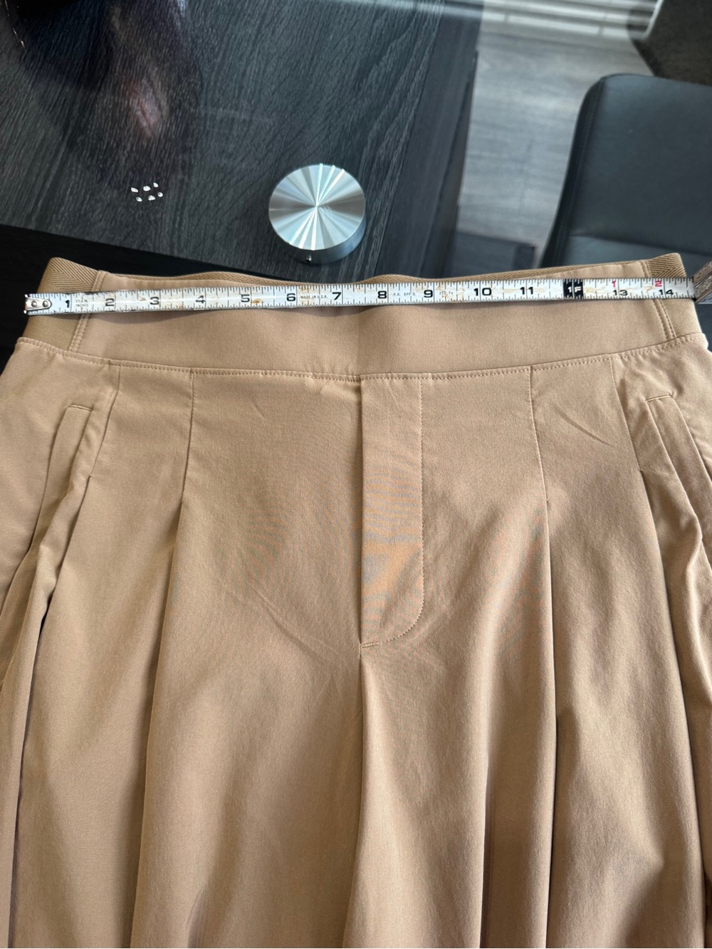 Athleta Beige Wide-Leg Pleated Pants - Picture 8 of 16